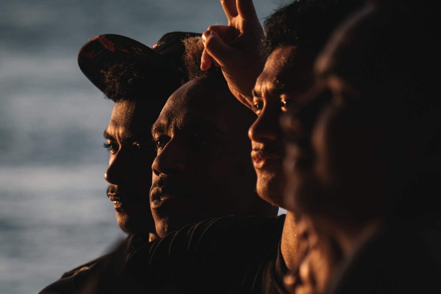 La Galigo Crews posing under the sunset light