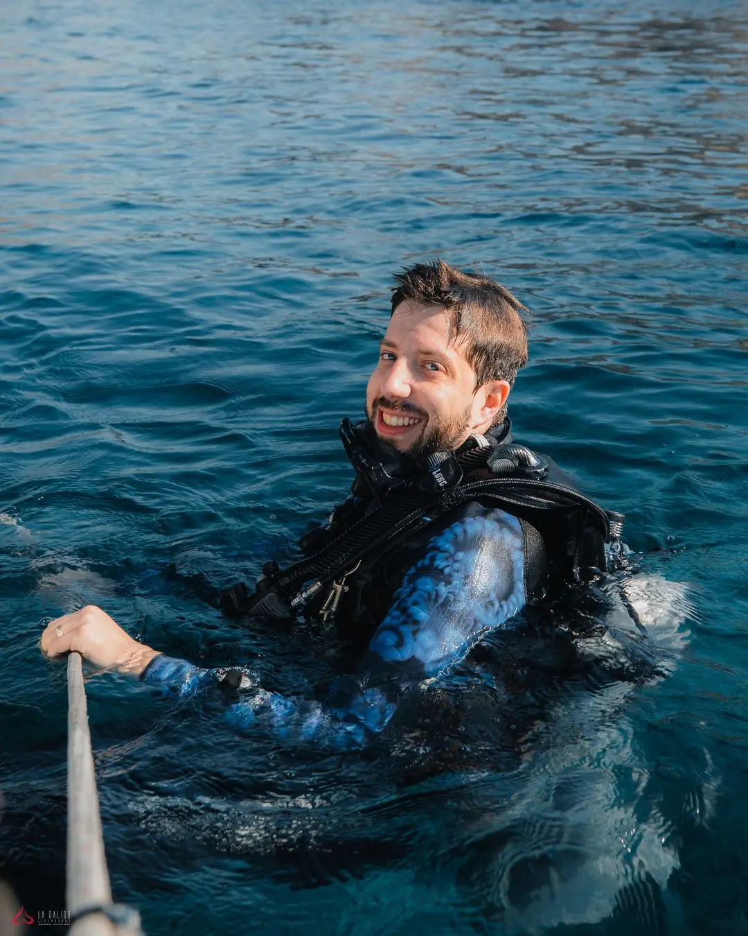 scuba diver with smile post dive