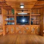 Another shot of Raja Ampat liveaboard lounge area