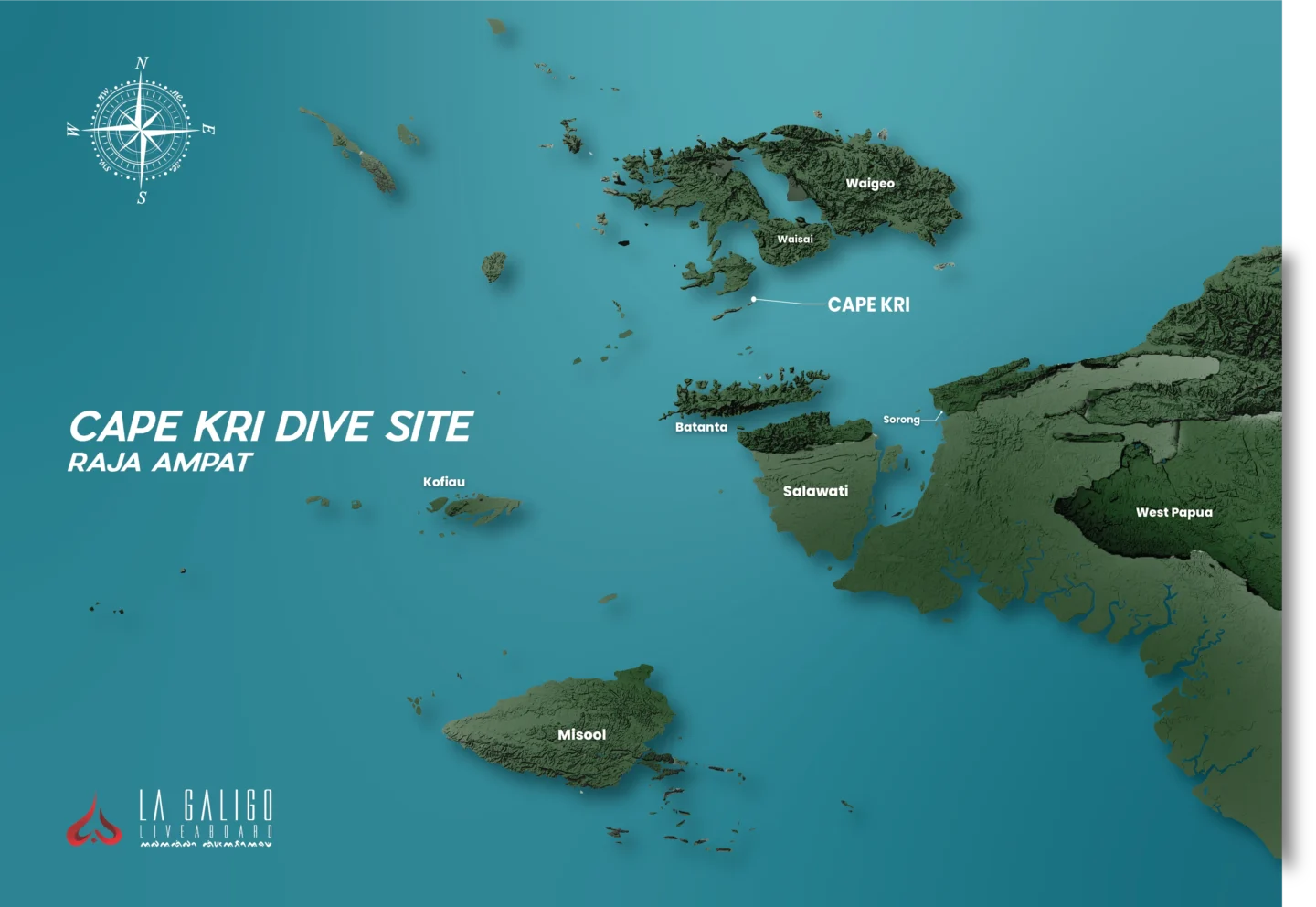 Cape Kri Dive Site location
