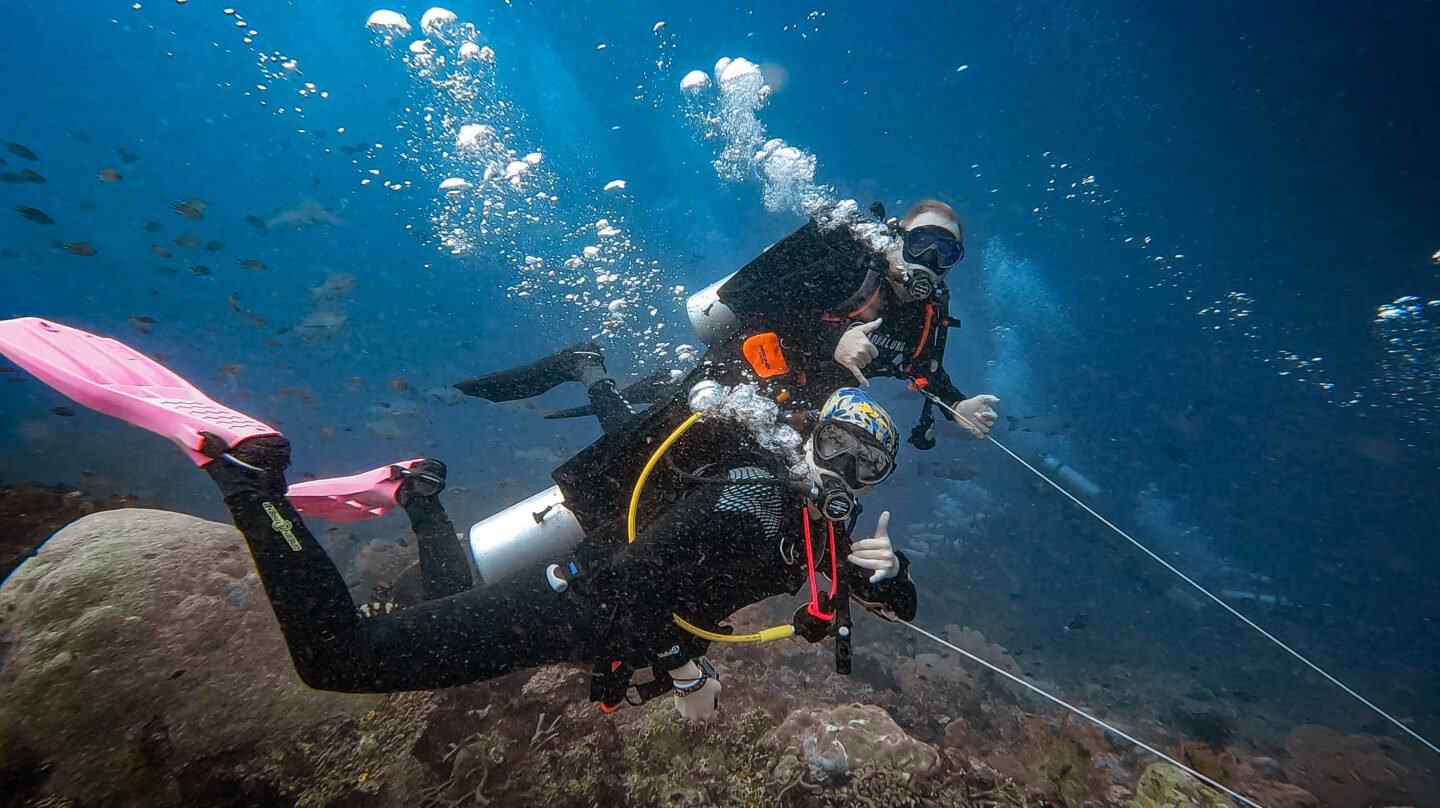 drift diving in Komodo National Park